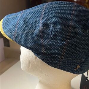 Stylish Blue and Yellow Men's Cap